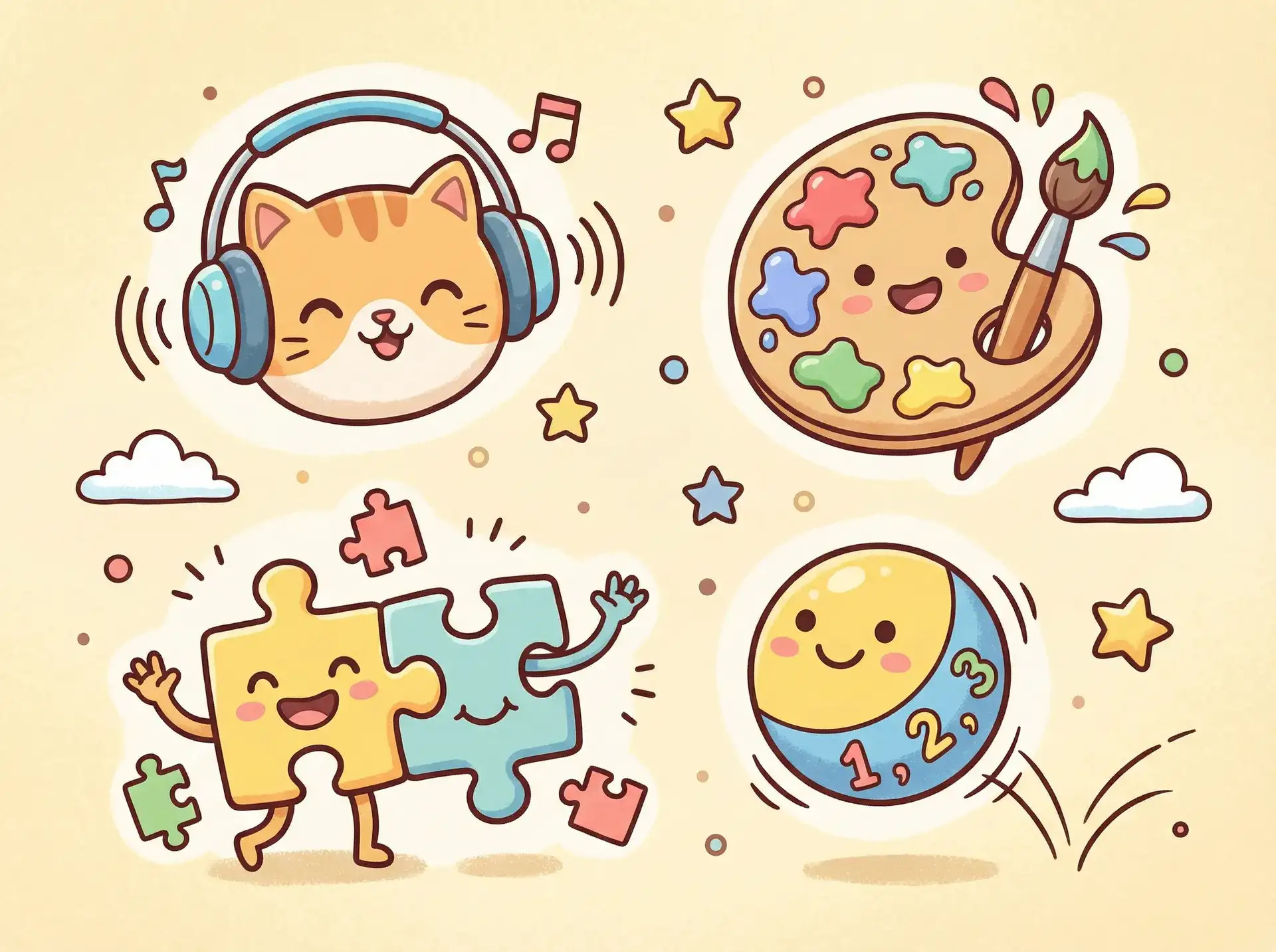 小朋友的手工作品 - 糖心网站 益智创作